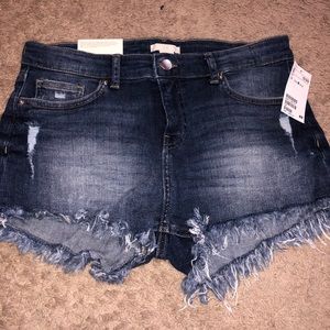Blue Jean shorts. New with tags